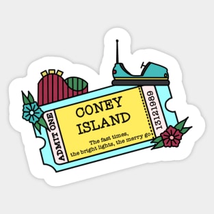 CONEY ISLAND Sticker